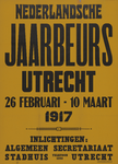 701788 Affiche van de 1e Nederlandse Jaarbeurs te Utrecht.